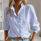 Marya™ - Elegant Bluse med Flæser