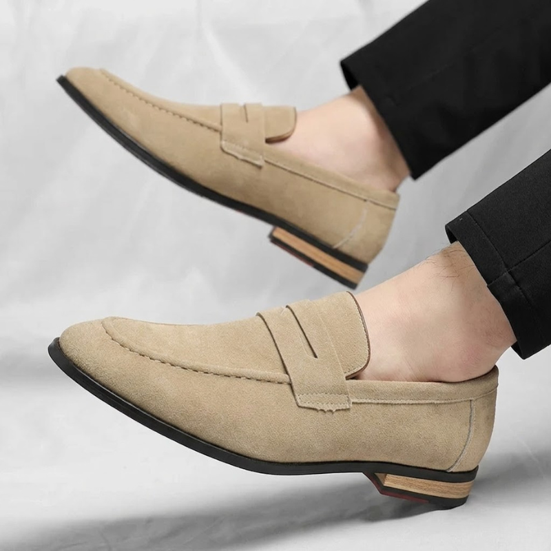 Kron | Loafers i ruskind