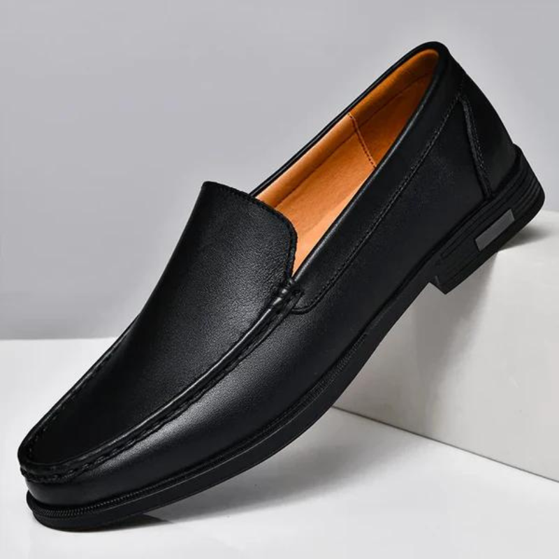 Elegante læderloafers