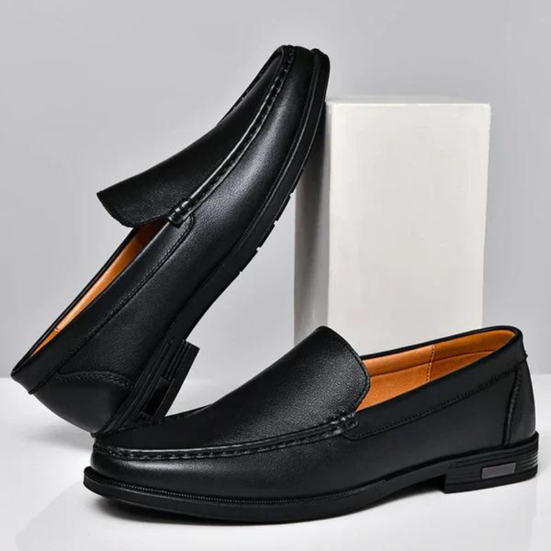 Elegante læderloafers