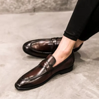 Elegante læderloafers