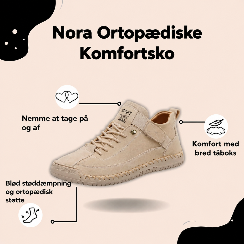 Nora - Ortopædiske Komfortsko uden Smerter