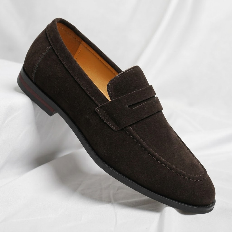 Kron | Loafers i ruskind