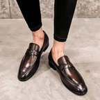 Elegante læderloafers
