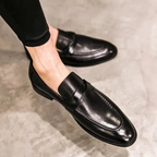 Elegante læderloafers
