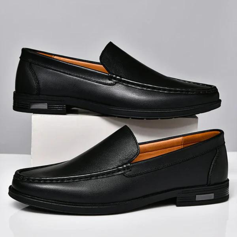 Elegante læderloafers