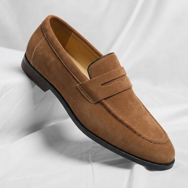 Kron | Loafers i ruskind