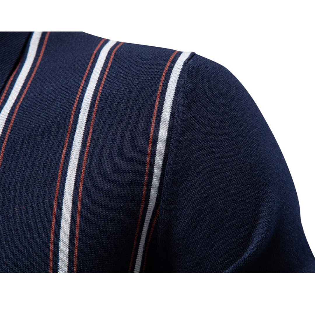 Enrico | Elegant Zip-Polo