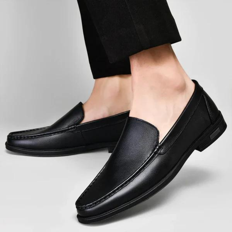 Elegante læderloafers