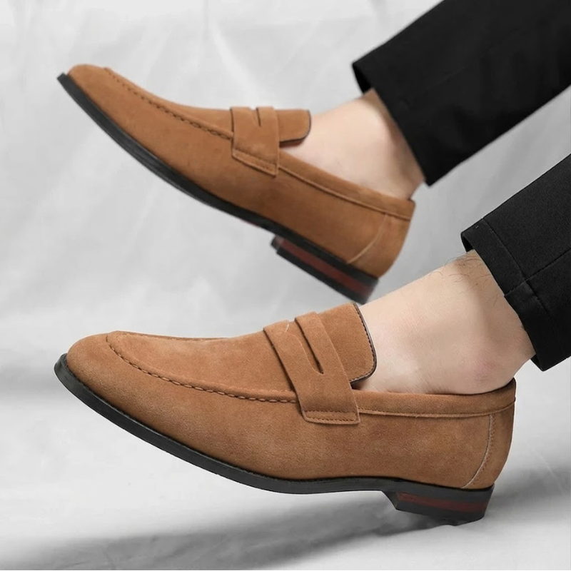 Kron | Loafers i ruskind