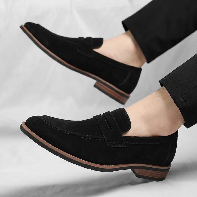 Kron | Loafers i ruskind