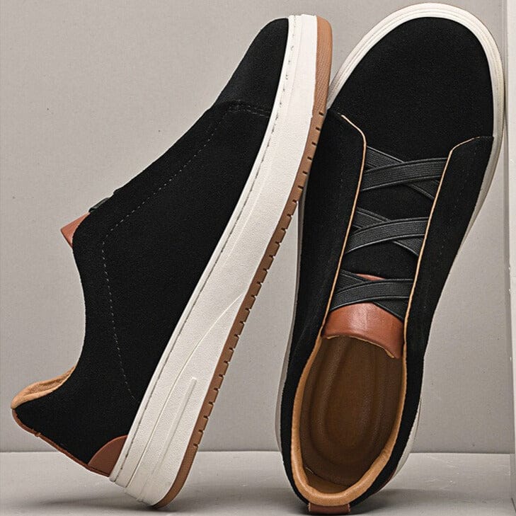 Sebastien | Elegant sneaker i ruskind
