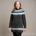 April | Vintage Islandstrikpullover