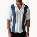 Kron | Stribet panel-shirt