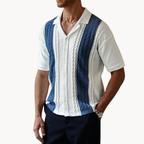 Kron | Stribet panel-shirt