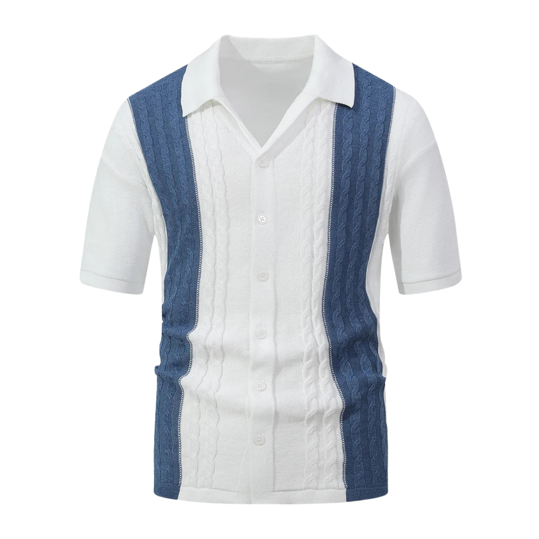 Kron | Stribet panel-shirt