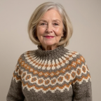 Carla | Vintage Islandstrikpullover