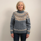 Carla | Vintage Islandstrikpullover