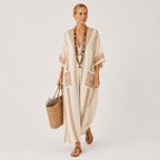 Kaftan Dalia Beige Etnisk