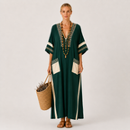 Kaftan Noor Grøn Etnisk