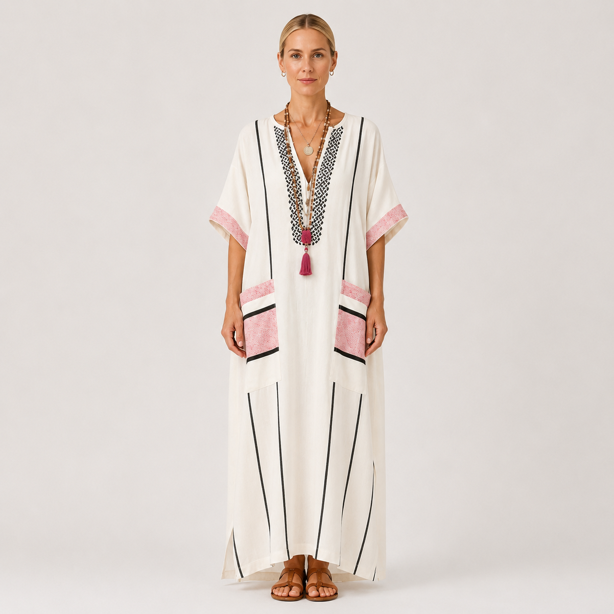 Kaftan Adara Crudo Striber