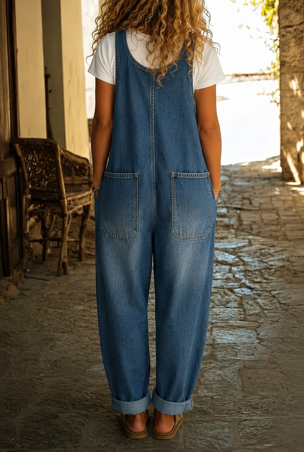 Lenna – Vintage denim jumpsuit