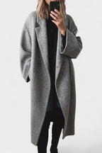 Ditte™ | Lang uldfrakke i tidløst design