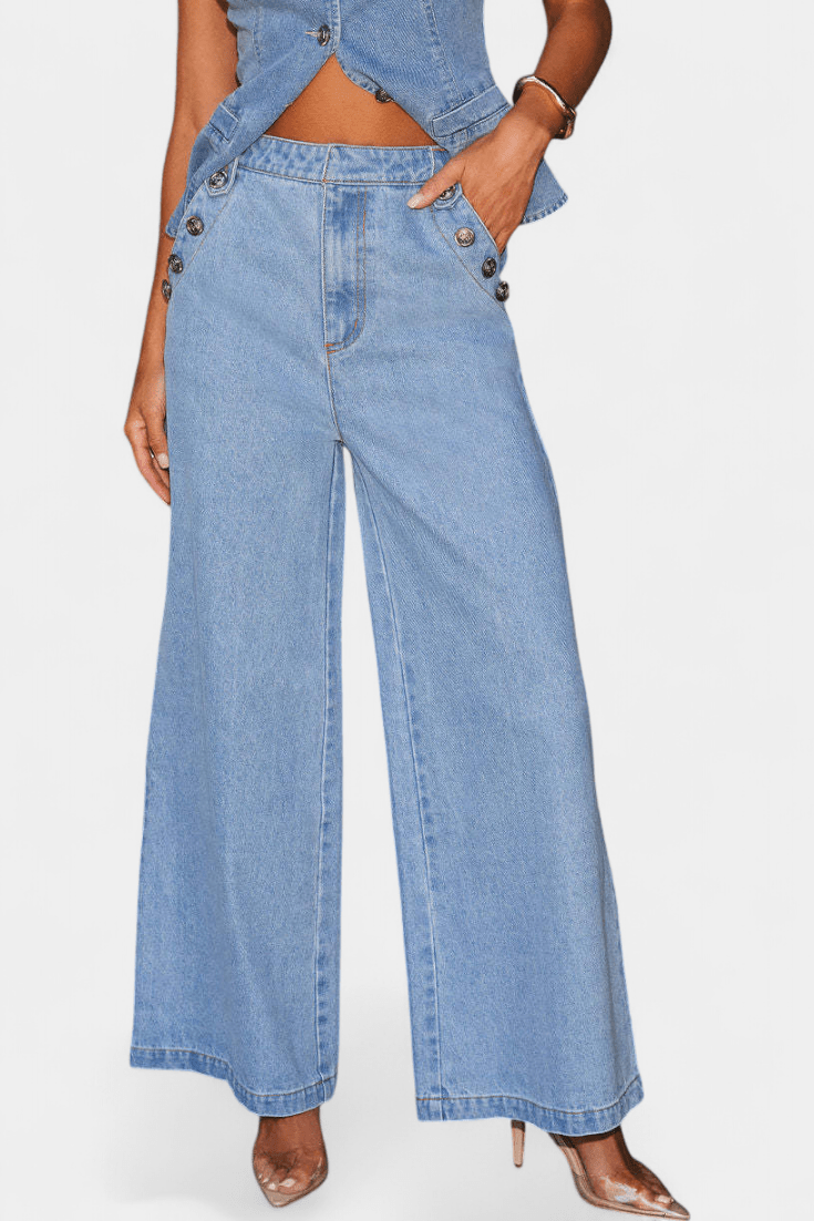 Emma | Denim sæt