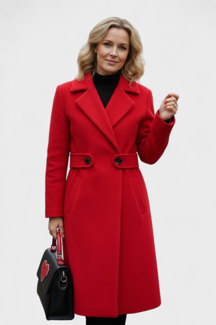 Frederikke™ | Vinterfrakke i uld til kvinder