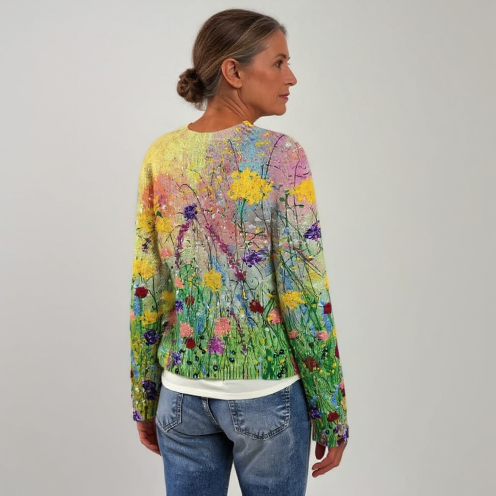 Grace | Vintage Islandstrikpullover