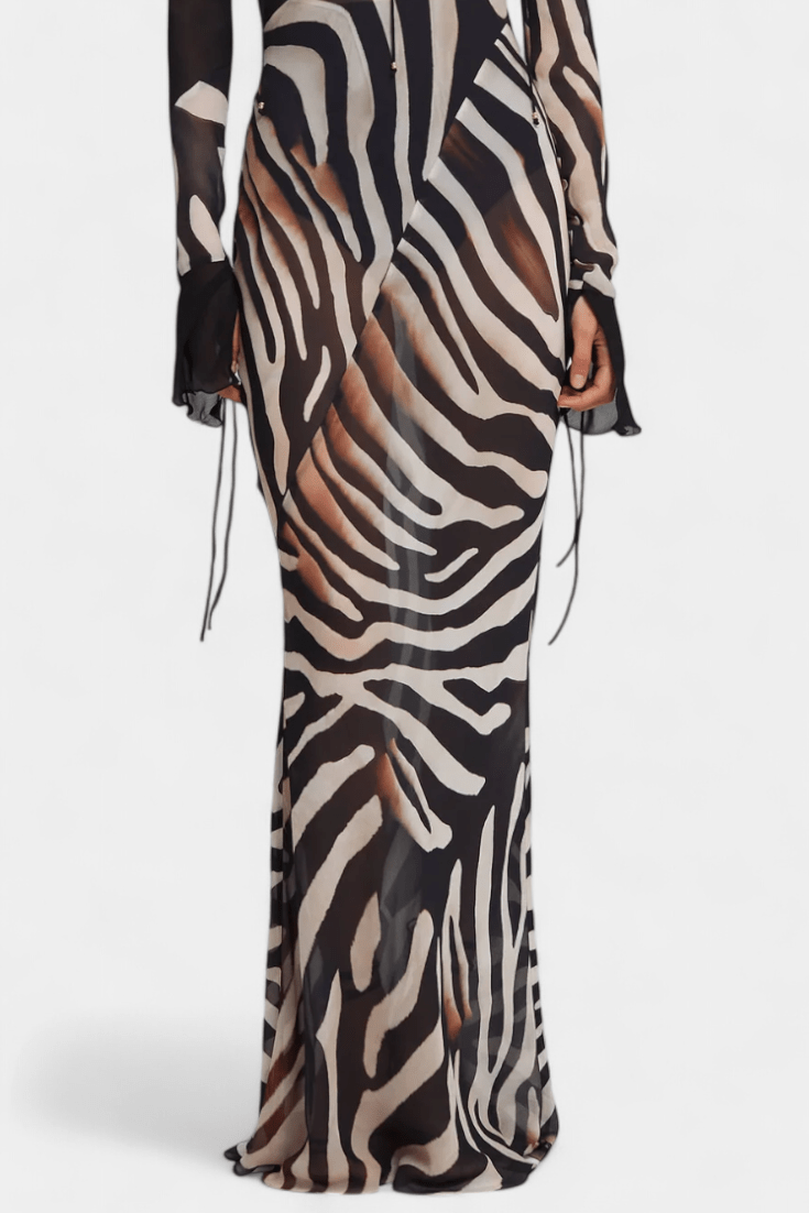 Gry | Zebra kjole
