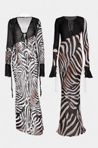Gry | Zebra kjole