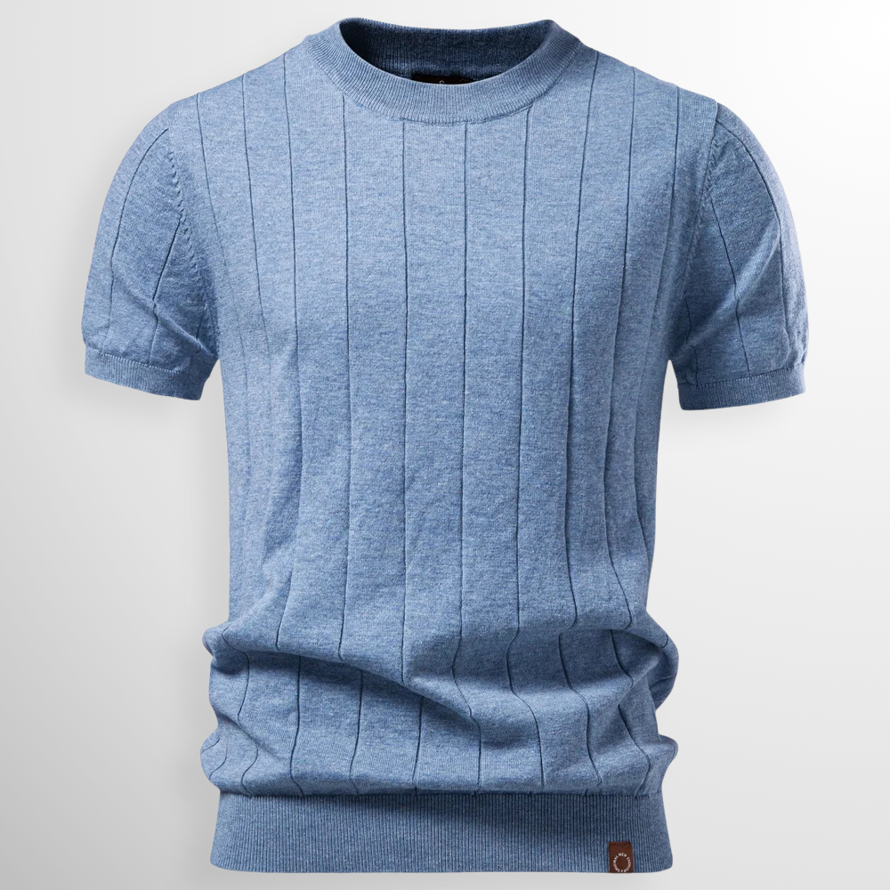 Luca | Luksuriøs ribbet T-shirt