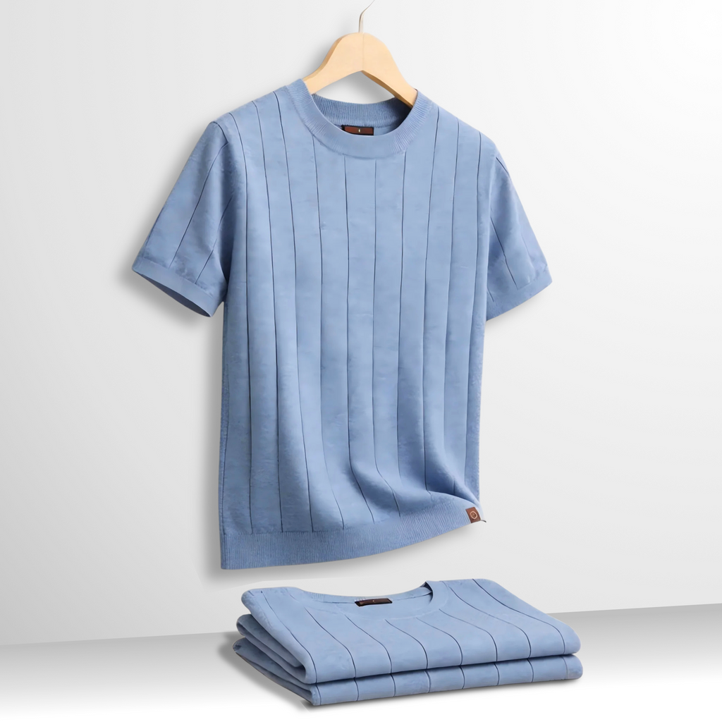 Luca | Luksuriøs ribbet T-shirt