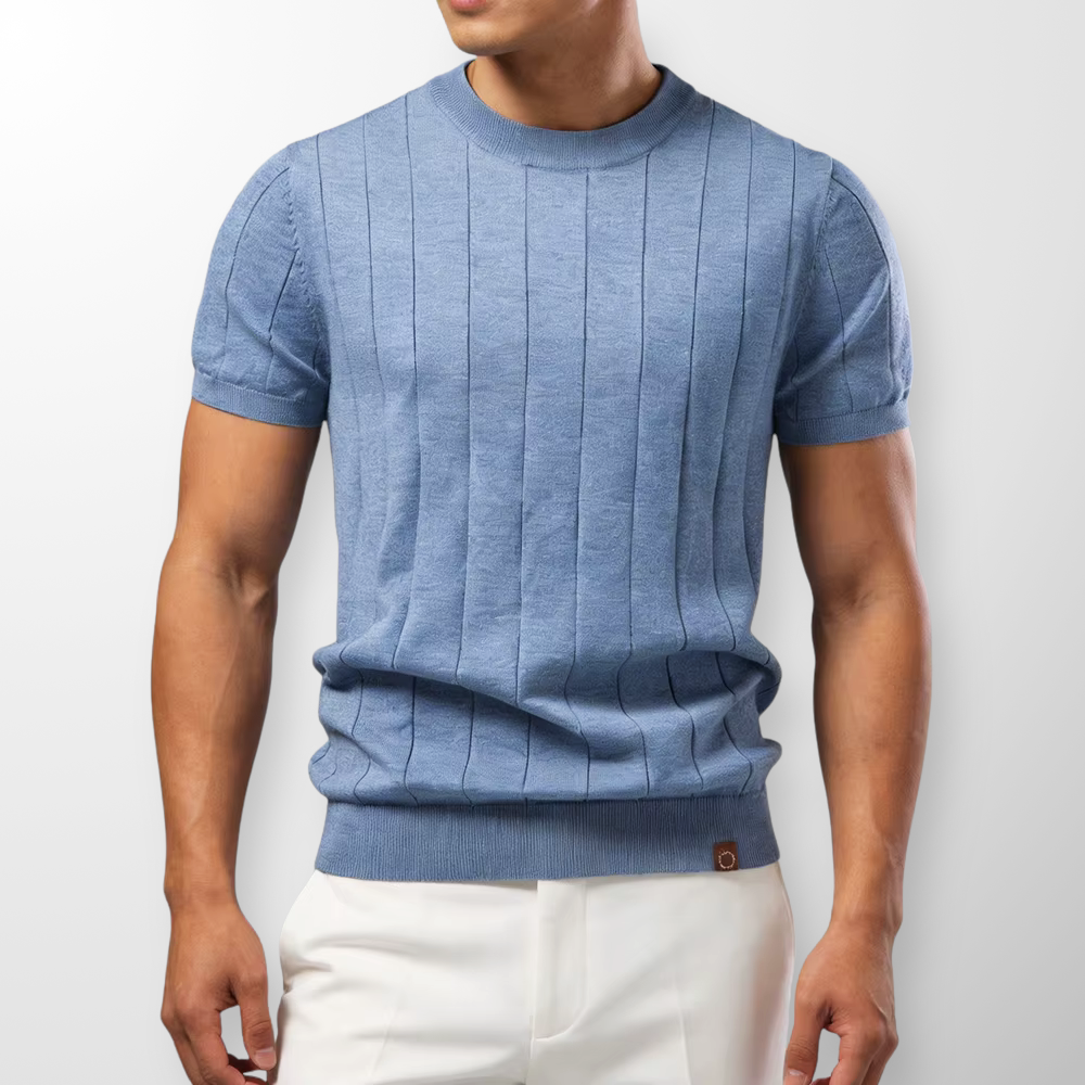 Luca | Luksuriøs ribbet T-shirt