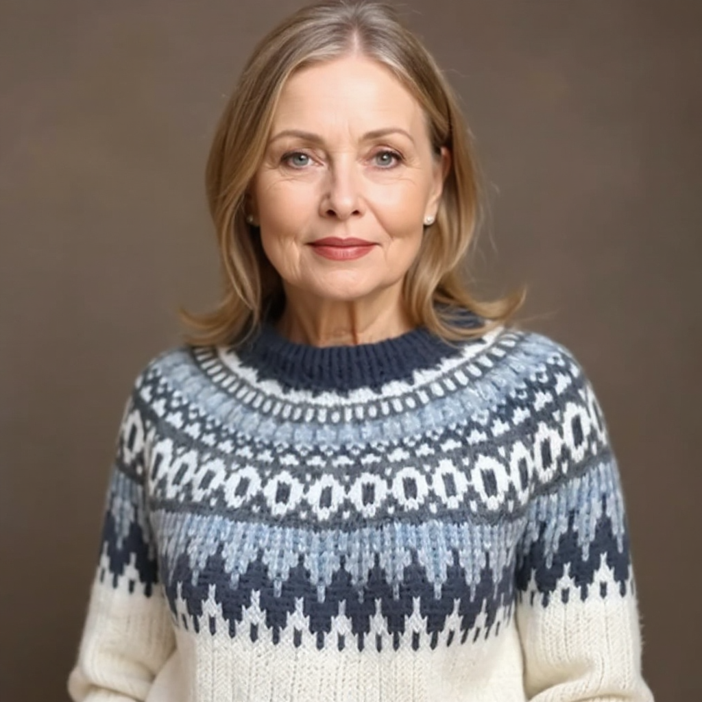 Janet | Vintage Islandstrikpullover