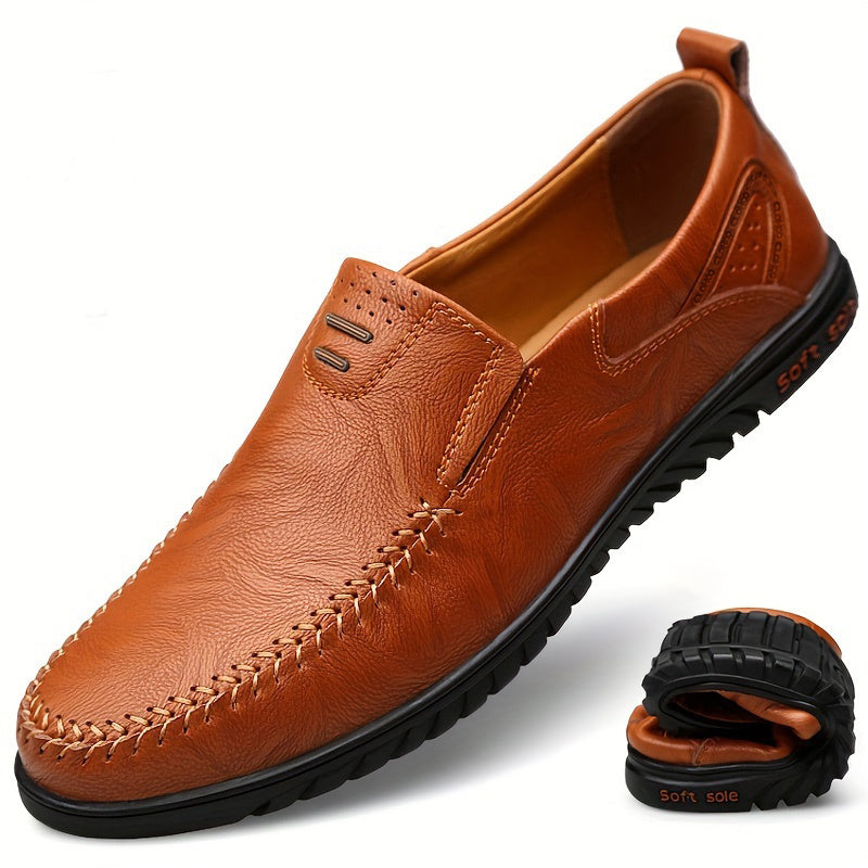 Elegante læderloafers