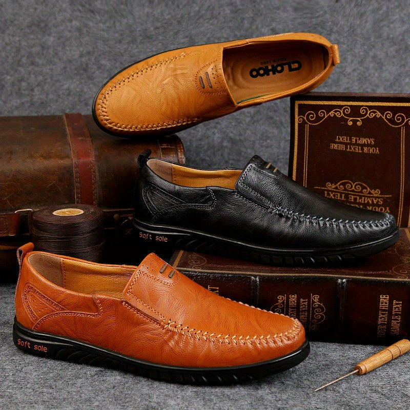 Elegante læderloafers