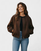 Katrine™ | Kort bomberjakke