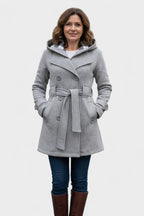 Leona™ | Elegant dobbeltradet frakke