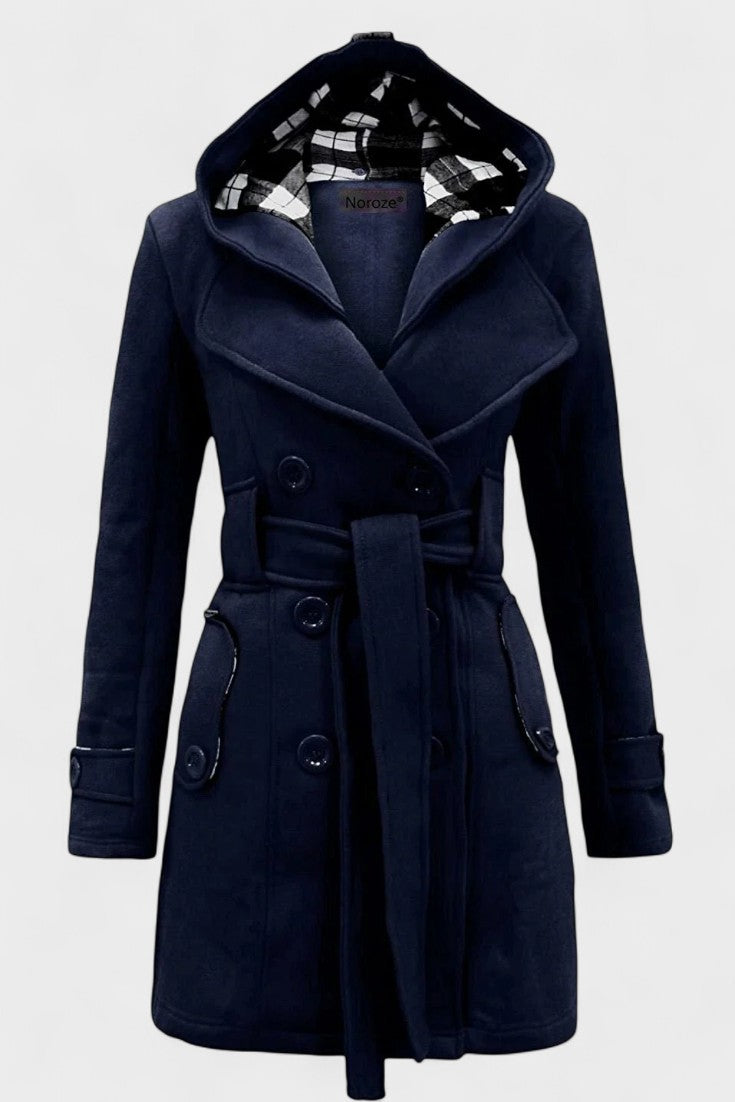 Leona™ | Elegant dobbeltradet frakke