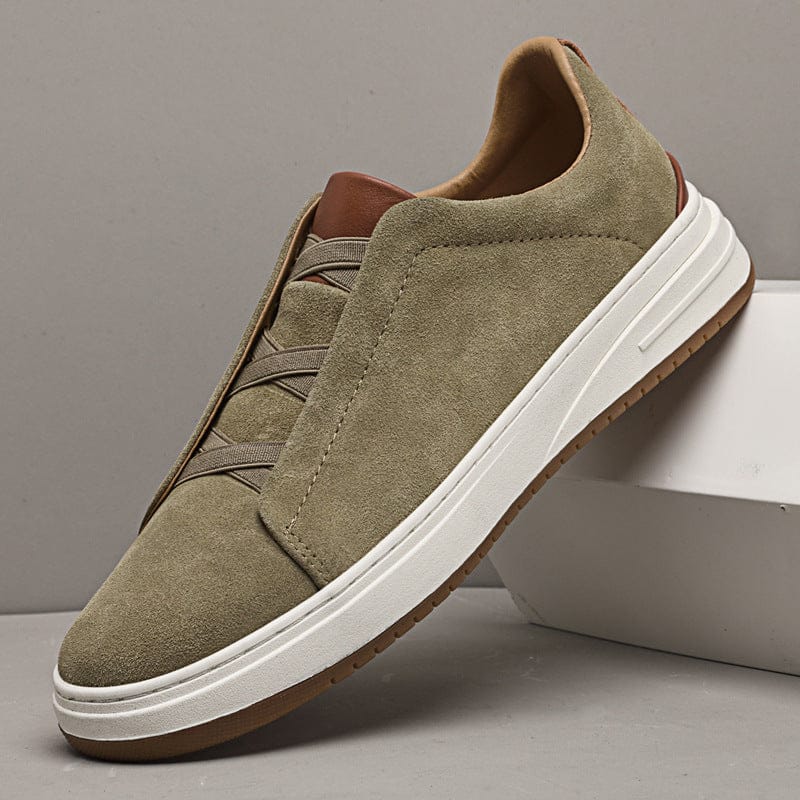 Sebastien | Elegant sneaker i ruskind