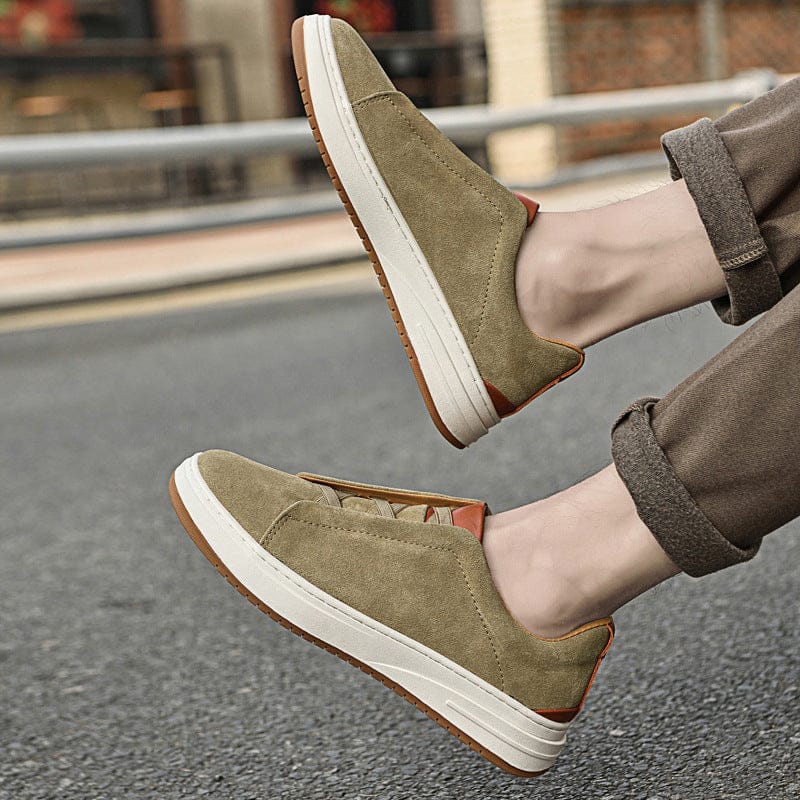 Sebastien | Elegant sneaker i ruskind