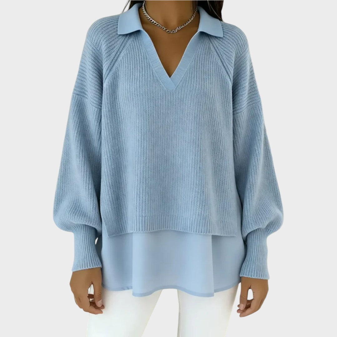 Shylin™ – Elegant afslappet striktrøje