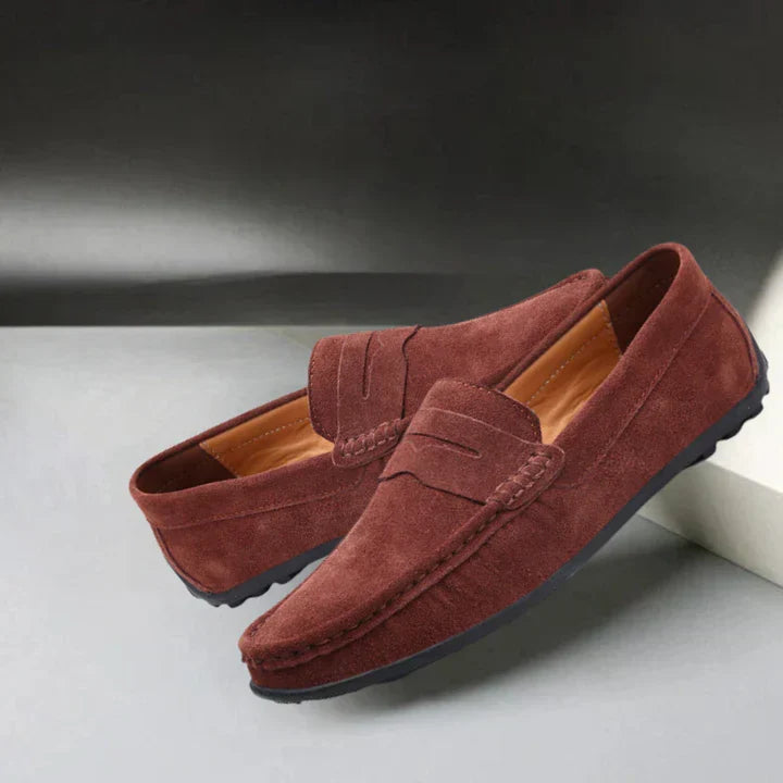 Lorenzo loafers i ruskind
