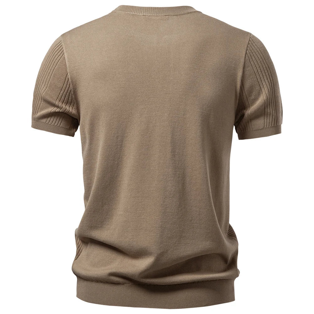 Kron | Geribde Henley-polo