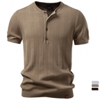 Kron | Geribde Henley-polo