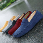 Casual loafers i ruskind