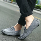 Casual loafers i ruskind