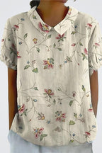 Selma | Blomstret bluse